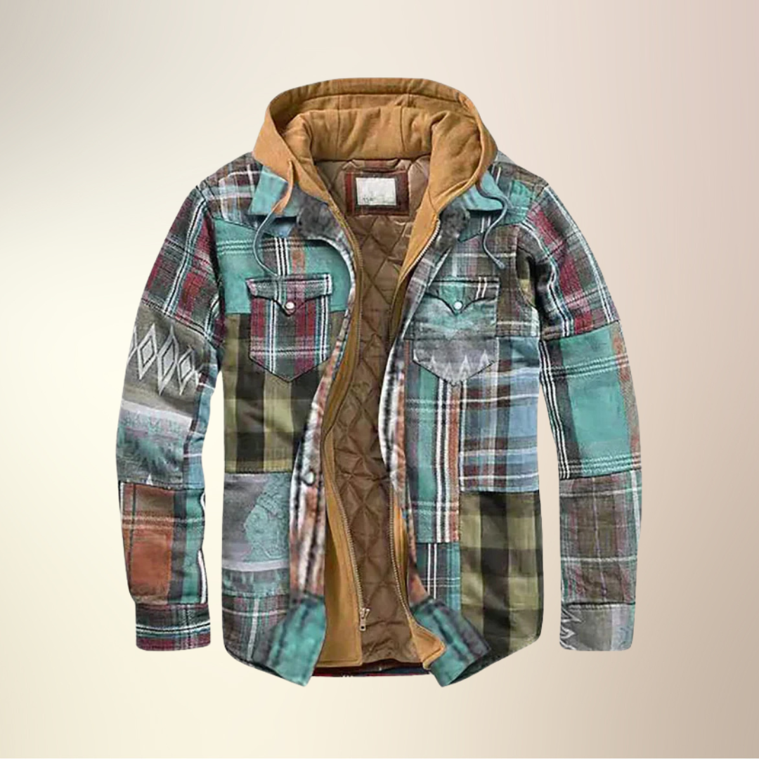 Rutete Patchwork-Jakke