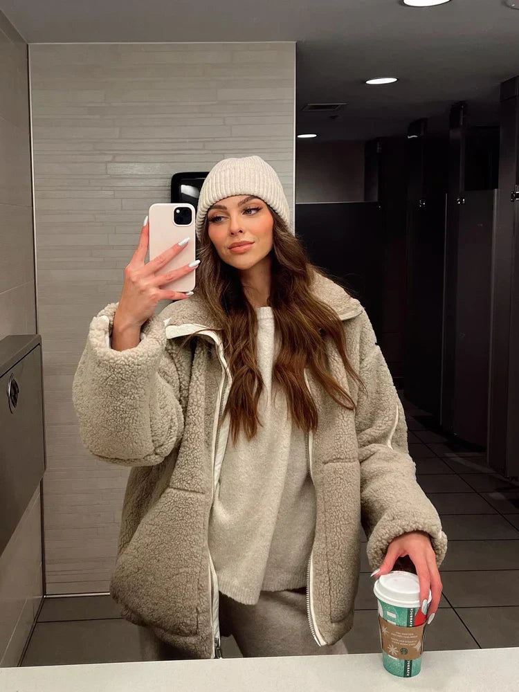 Myk og varm vinterjakke